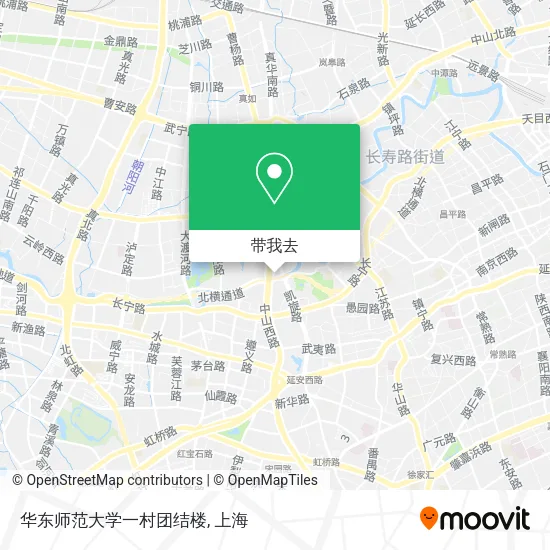 华东师范大学一村团结楼地图