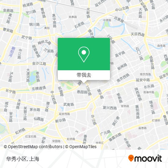 华秀小区地图