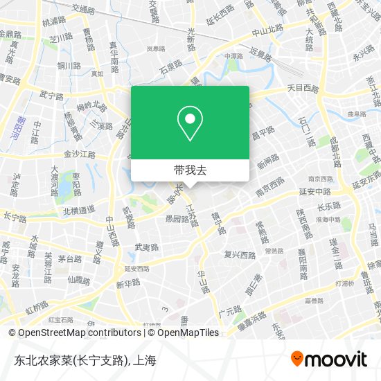 东北农家菜(长宁支路)地图