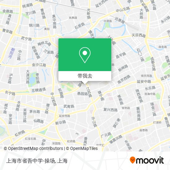 上海市省吾中学-操场地图
