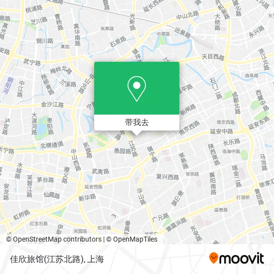 佳欣旅馆(江苏北路)地图