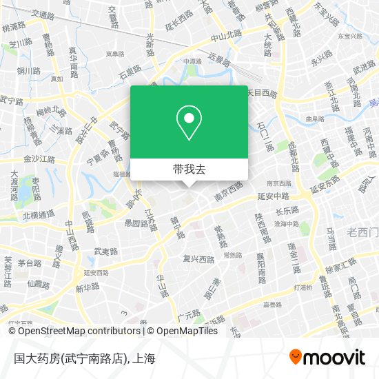 国大药房(武宁南路店)地图