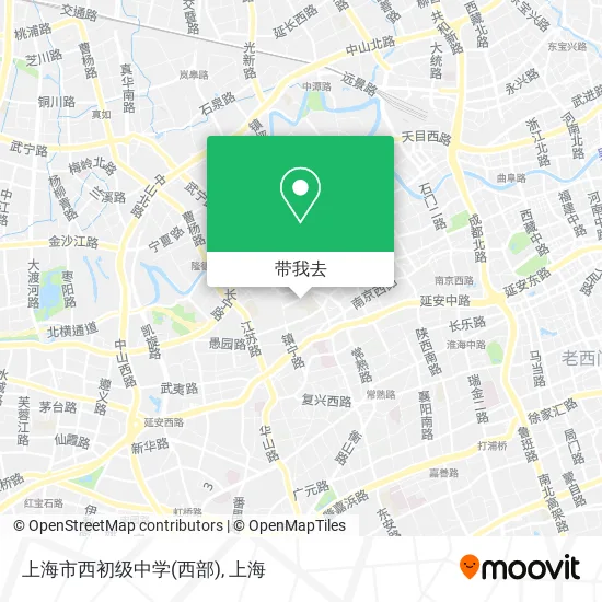 上海市西初级中学(西部)地图