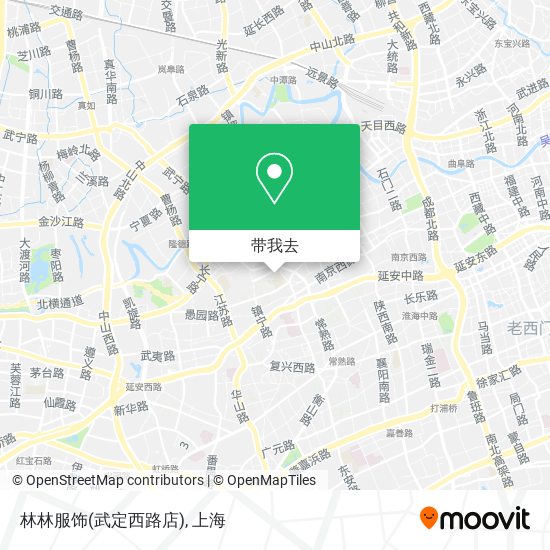 林林服饰(武定西路店)地图