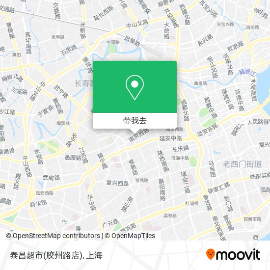 泰昌超市(胶州路店)地图