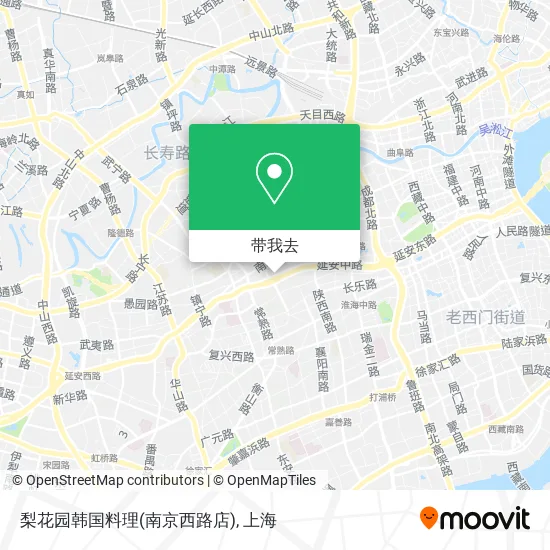 梨花园韩国料理(南京西路店)地图