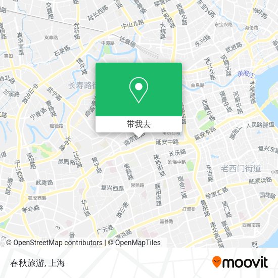 春秋旅游地图