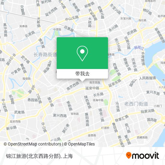 锦江旅游(北京西路分部)地图