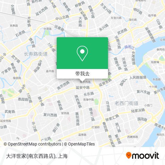 大洋世家(南京西路店)地图