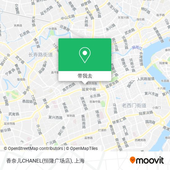 香奈儿CHANEL(恒隆广场店)地图