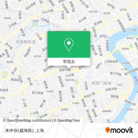 来伊份(威海路)地图