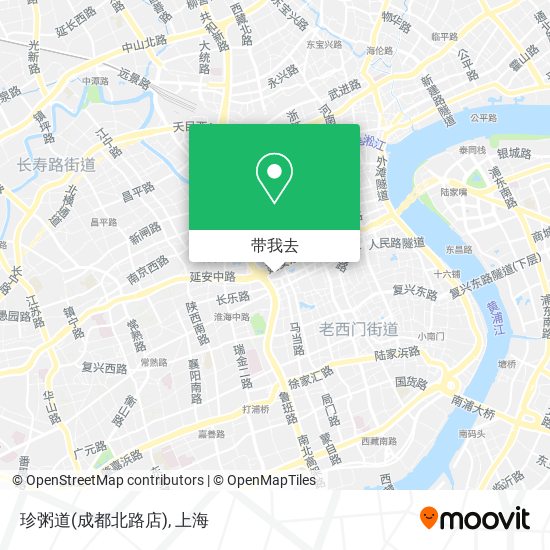 珍粥道(成都北路店)地图