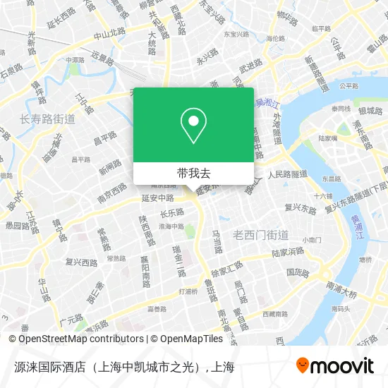 源涞国际酒店（上海中凯城市之光）地图
