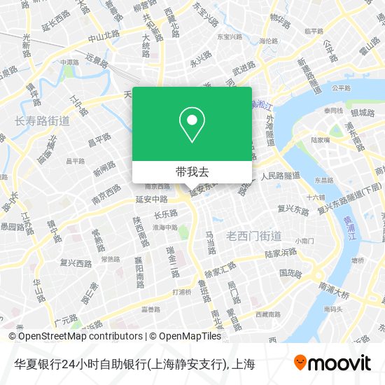 华夏银行24小时自助银行(上海静安支行)地图