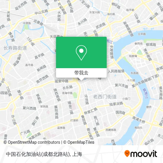 中国石化加油站(成都北路站)地图