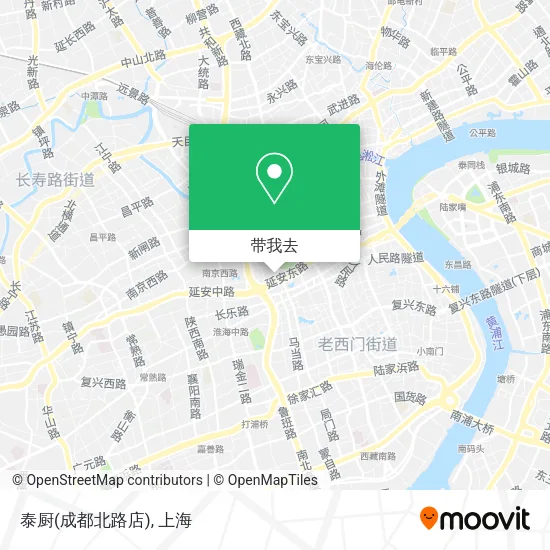 泰厨(成都北路店)地图