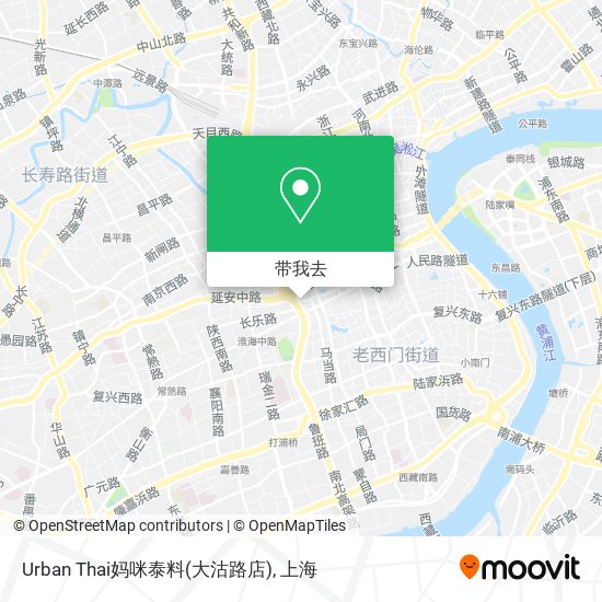 Urban Thai妈咪泰料(大沽路店)地图