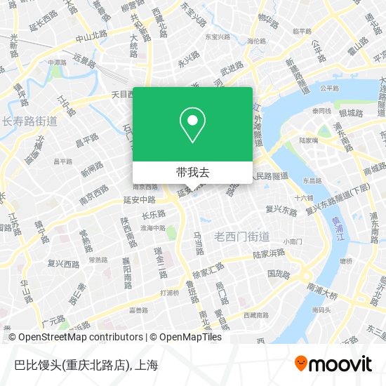 巴比馒头(重庆北路店)地图