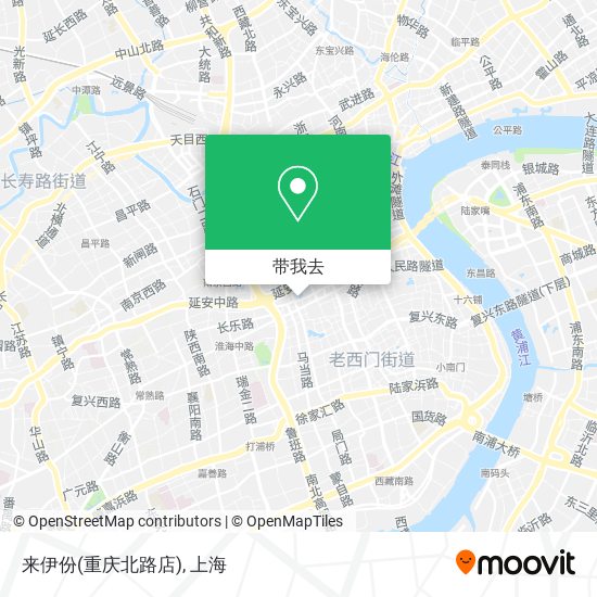 来伊份(重庆北路店)地图