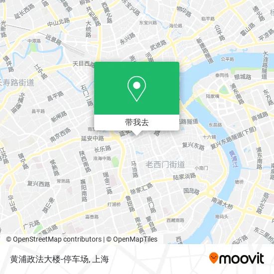 黄浦政法大楼-停车场地图