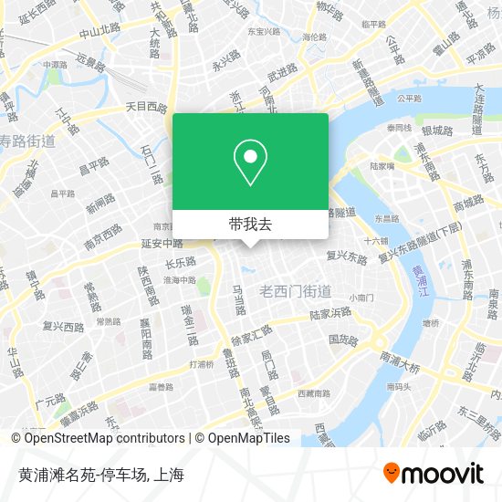 黄浦滩名苑-停车场地图