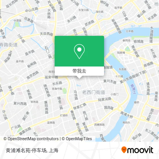 黄浦滩名苑-停车场地图