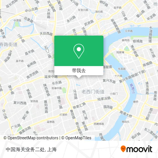 中国海关业务二处地图