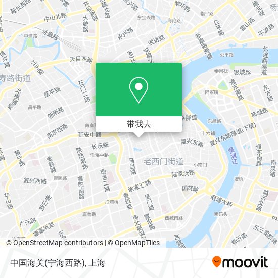 中国海关(宁海西路)地图