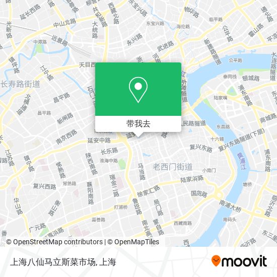 上海八仙马立斯菜市场地图
