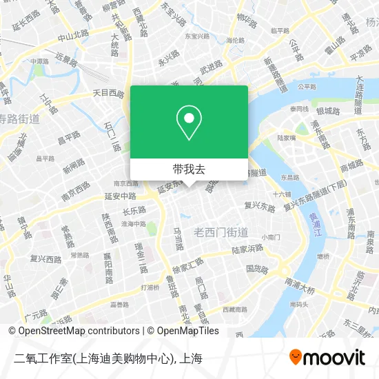 二氧工作室(上海迪美购物中心)地图