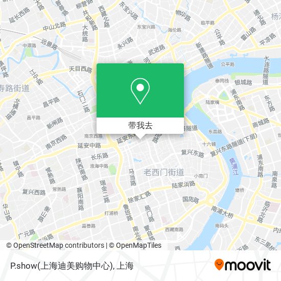 P.show(上海迪美购物中心)地图
