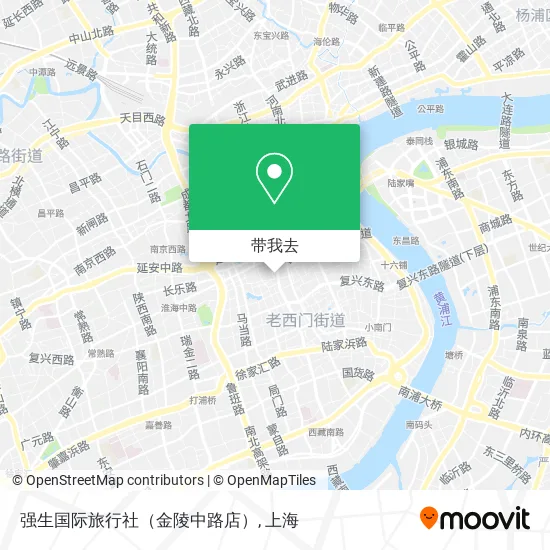 强生国际旅行社（金陵中路店）地图