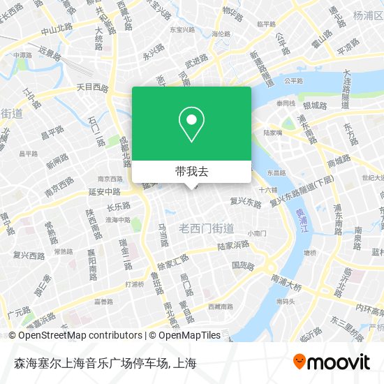 森海塞尔上海音乐广场停车场地图
