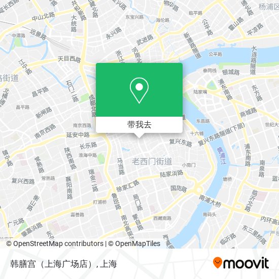 韩膳宫（上海广场店）地图