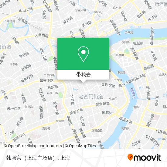 韩膳宫（上海广场店）地图