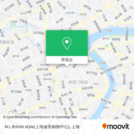 N.L British style(上海迪美购物中心)地图