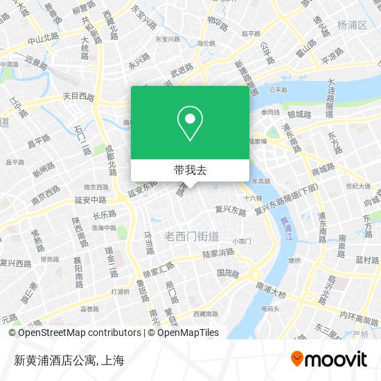 新黄浦酒店公寓地图