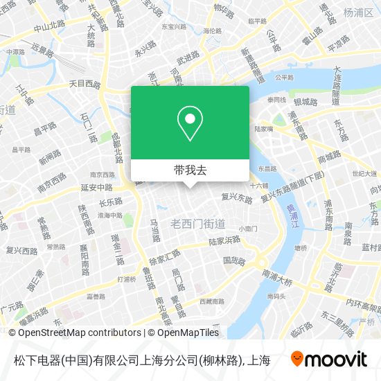 松下电器(中国)有限公司上海分公司(柳林路)地图