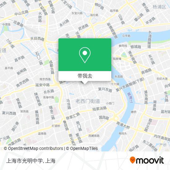 上海市光明中学地图