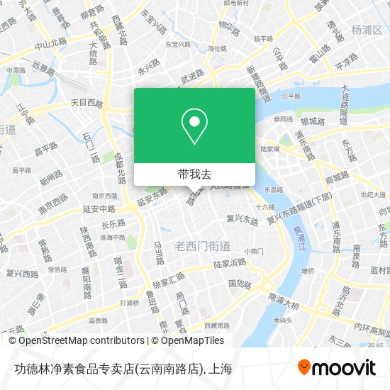 功德林净素食品专卖店(云南南路店)地图