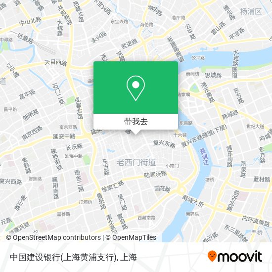 中国建设银行(上海黄浦支行)地图