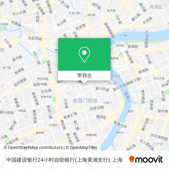 中国建设银行24小时自助银行(上海黄浦支行)地图