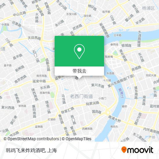 韩鸡飞来炸鸡酒吧地图