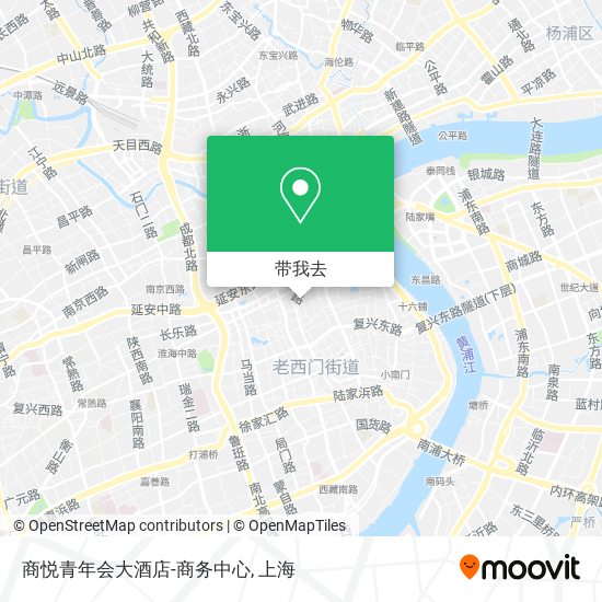 商悦青年会大酒店-商务中心地图