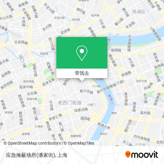 应急掩蔽场所(潘家街)地图