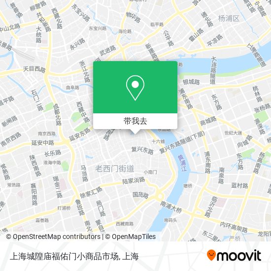 上海城隍庙福佑门小商品市场地图