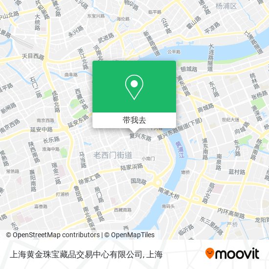 上海黄金珠宝藏品交易中心有限公司地图
