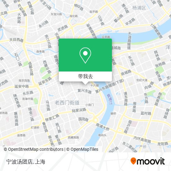 宁波汤团店地图