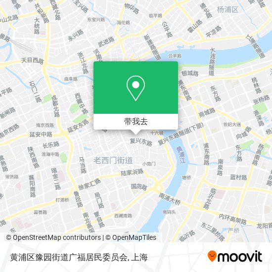 黄浦区豫园街道广福居民委员会地图