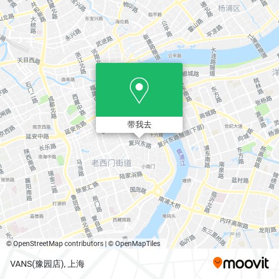 VANS(豫园店)地图